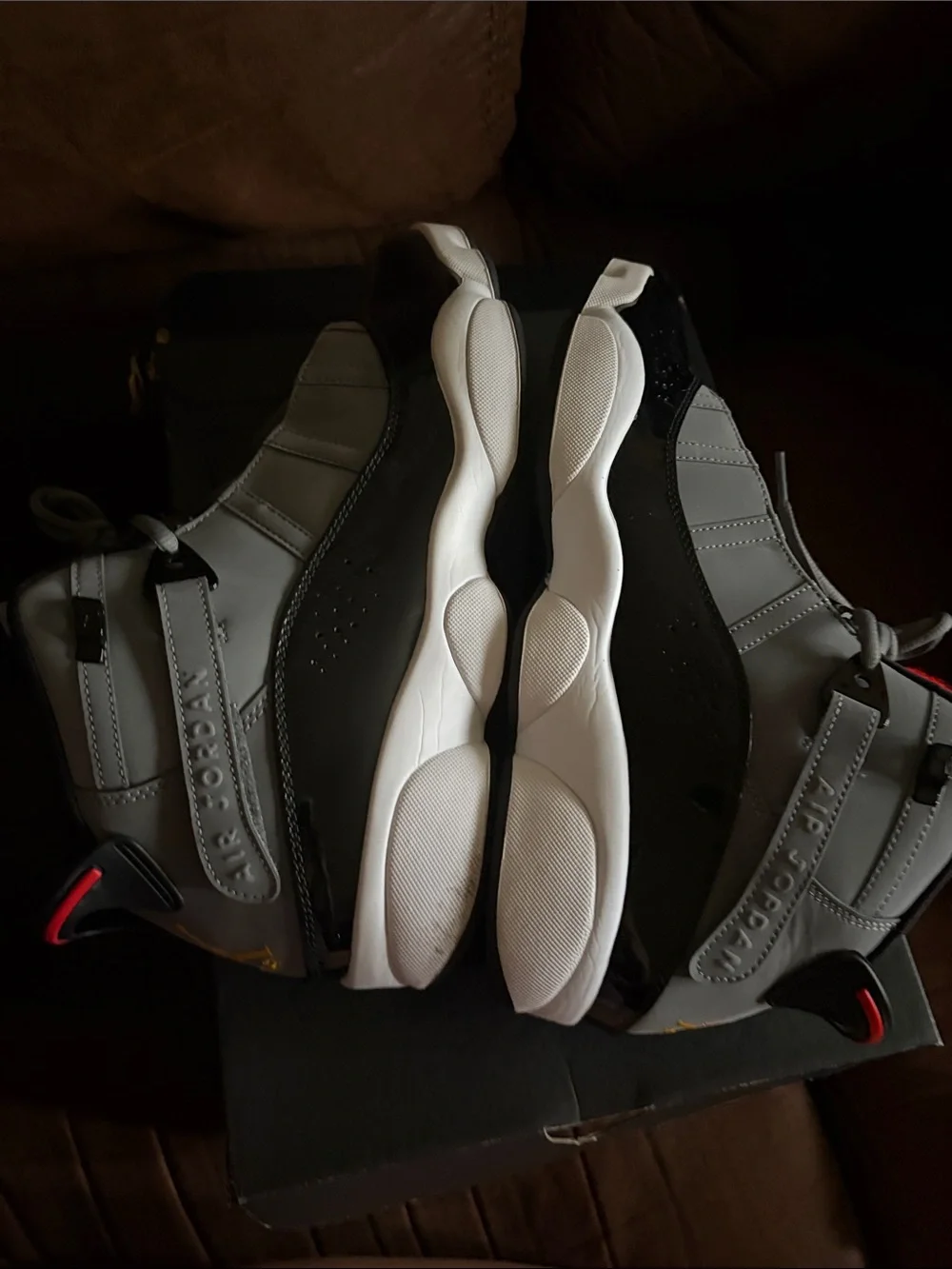 Size 13 - Jordan 6 Rings Graphite ' Grey and Black Sneakers
